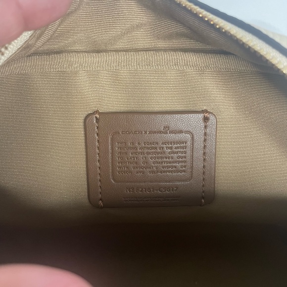 Coach x Jean Michel Basquiat Boxy Cosmetic Case New - Picture 4 of 7